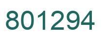 Número 801294 imagen verde