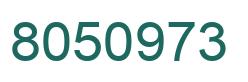Número 8050973 imagen verde