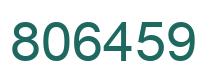 Número 806459 imagen verde