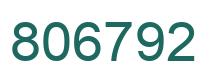Número 806792 imagen verde