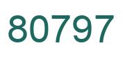 Número 80797 imagen verde