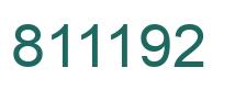 Número 811192 imagen verde