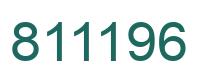 Número 811196 imagen verde