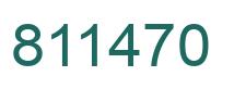 Number 811470 green image
