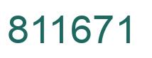 Número 811671 imagen verde