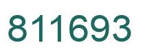 Número 811693 imagen verde