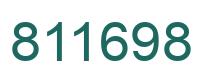 Número 811698 imagen verde