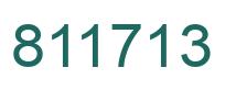 Número 811713 imagen verde