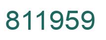 Número 811959 imagen verde
