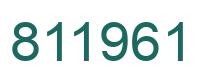 Número 811961 imagen verde