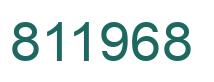 Número 811968 imagen verde