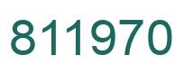 Número 811970 imagen verde