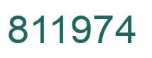 Número 811974 imagen verde