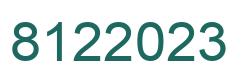 Number 8122023 green image