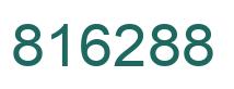 Number 816288 green image