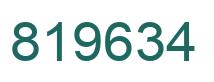Número 819634 imagen verde