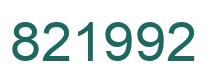 Número 821992 imagen verde