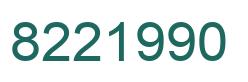 Número 8221990 imagen verde