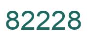 Número 82228 imagen verde