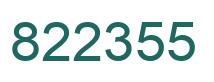 Número 822355 imagen verde