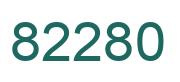 Number 82280 green image