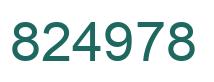 Número 824978 imagen verde