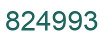Número 824993 imagen verde