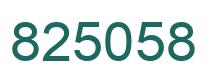 Número 825058 imagen verde