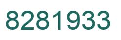 Número 8281933 imagen verde