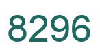 Number 8296 green image