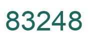 Número 83248 imagen verde