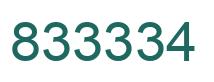 Número 833334 imagen verde