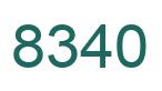 Number 8340 green image