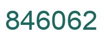 Número 846062 imagen verde