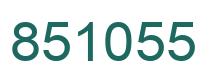 Número 851055 imagen verde