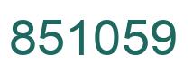 Número 851059 imagen verde