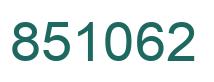 Número 851062 imagen verde