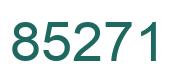 Number 85271 green image