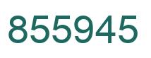 Número 855945 imagen verde