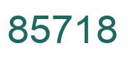 Número 85718 imagen verde