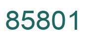Número 85801 imagen verde