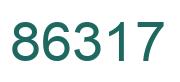 Número 86317 imagen verde
