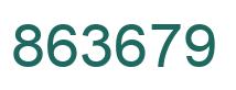 Número 863679 imagen verde