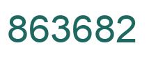 Número 863682 imagen verde