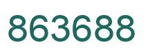 Número 863688 imagen verde