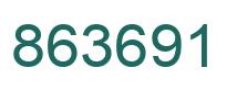 Número 863691 imagen verde