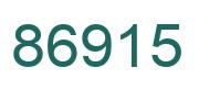 Número 86915 imagen verde