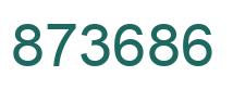 Número 873686 imagen verde
