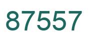 Número 87557 imagen verde