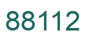 Number 88112 green image
